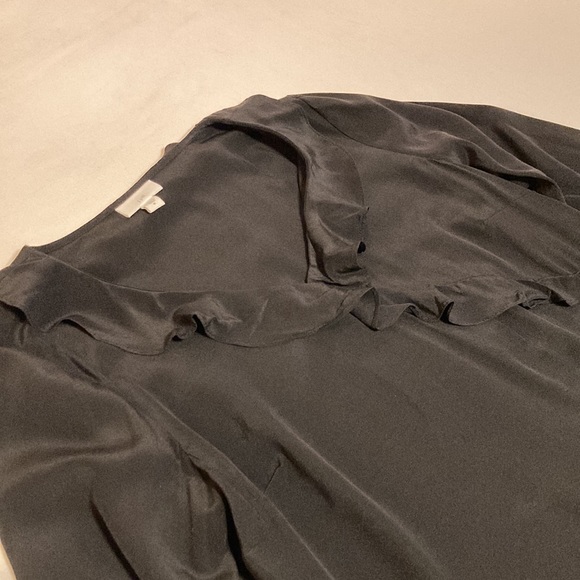 Silk J. Jill black blouse. - Picture 3 of 8